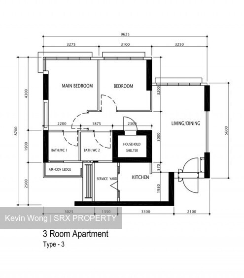 Blk 131A Toa Payoh Crest (Toa Payoh), HDB 3 Rooms #494943431